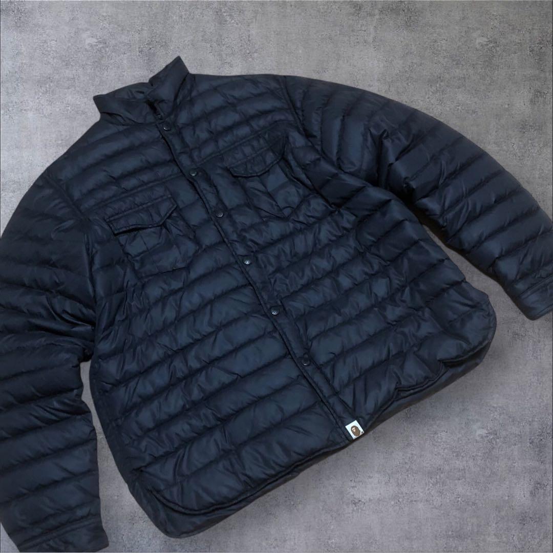 ABATHING APE アベイシングエイプ　ライトダウンジャケット　XXL