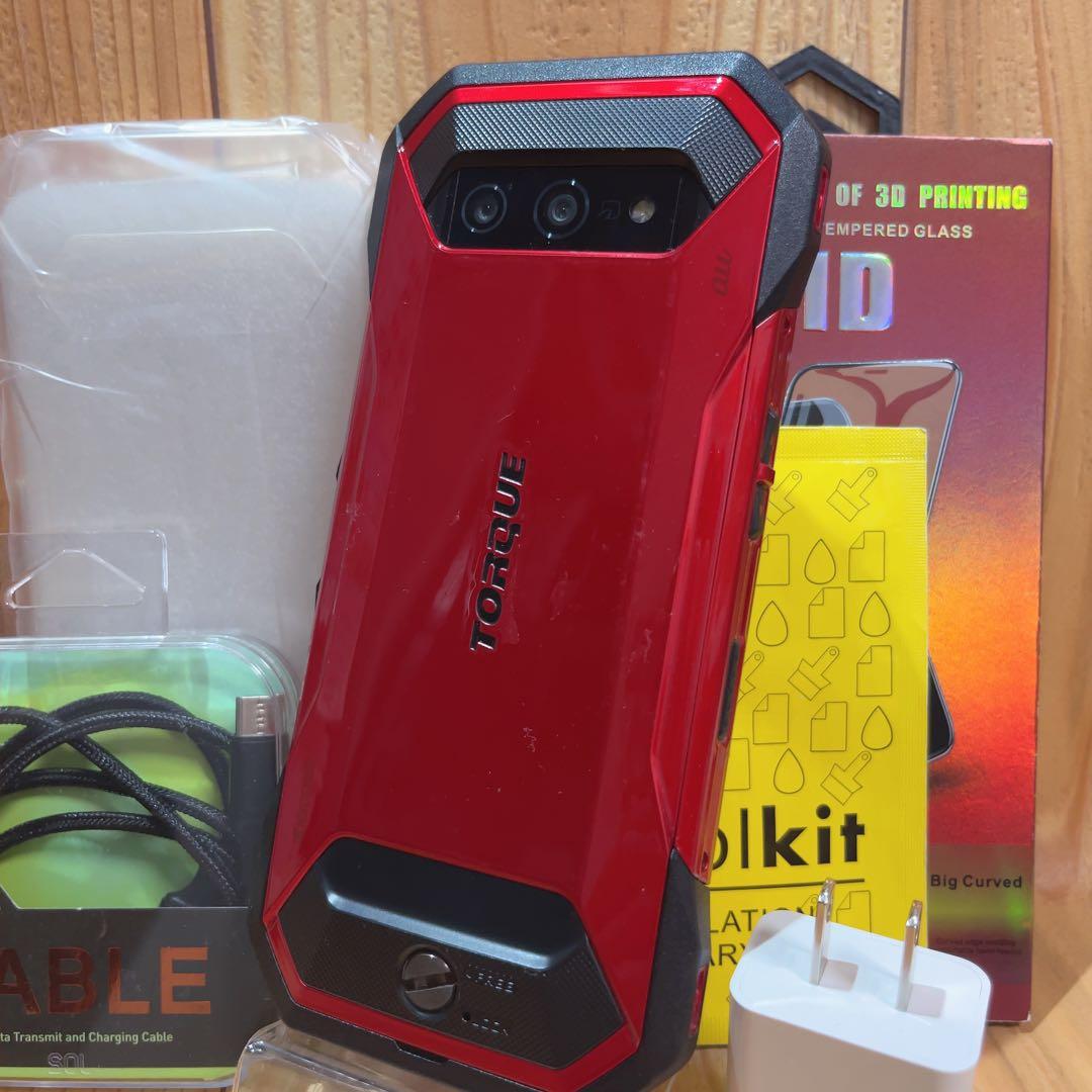 SIMフリー 本体 京セラ TORQUE 5G 128GB レッド 239G2