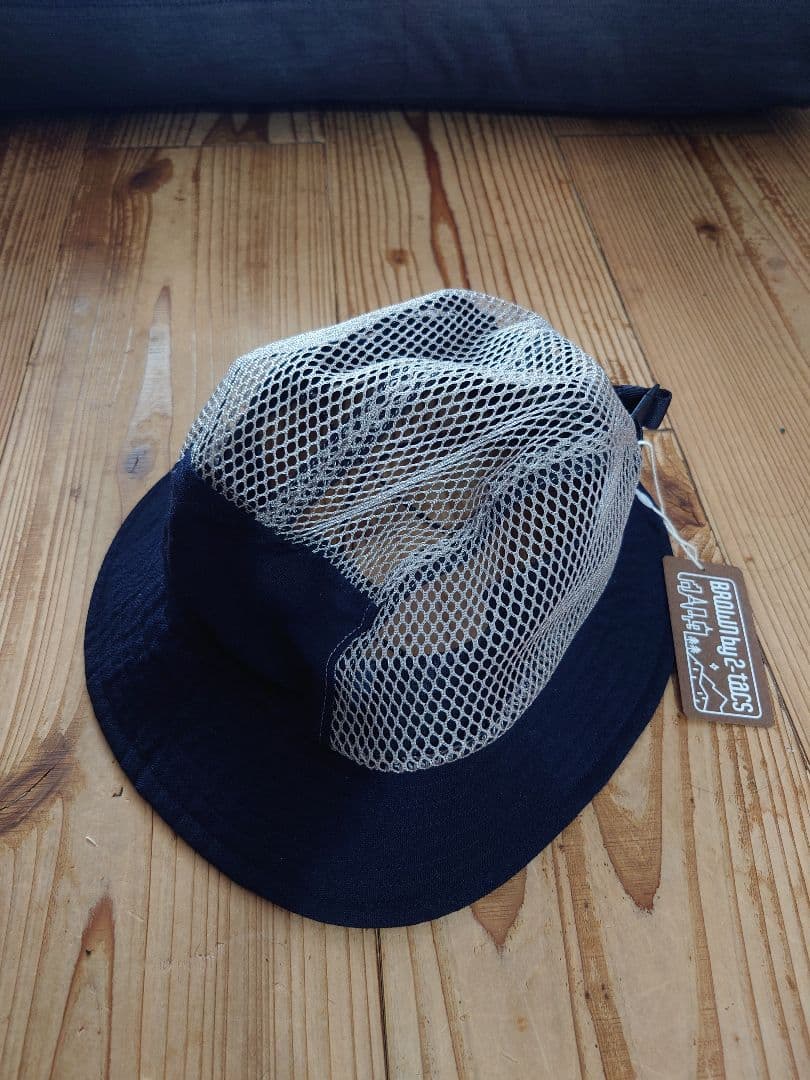 BROWN　by 2-tacs Mesh hat ネイビー