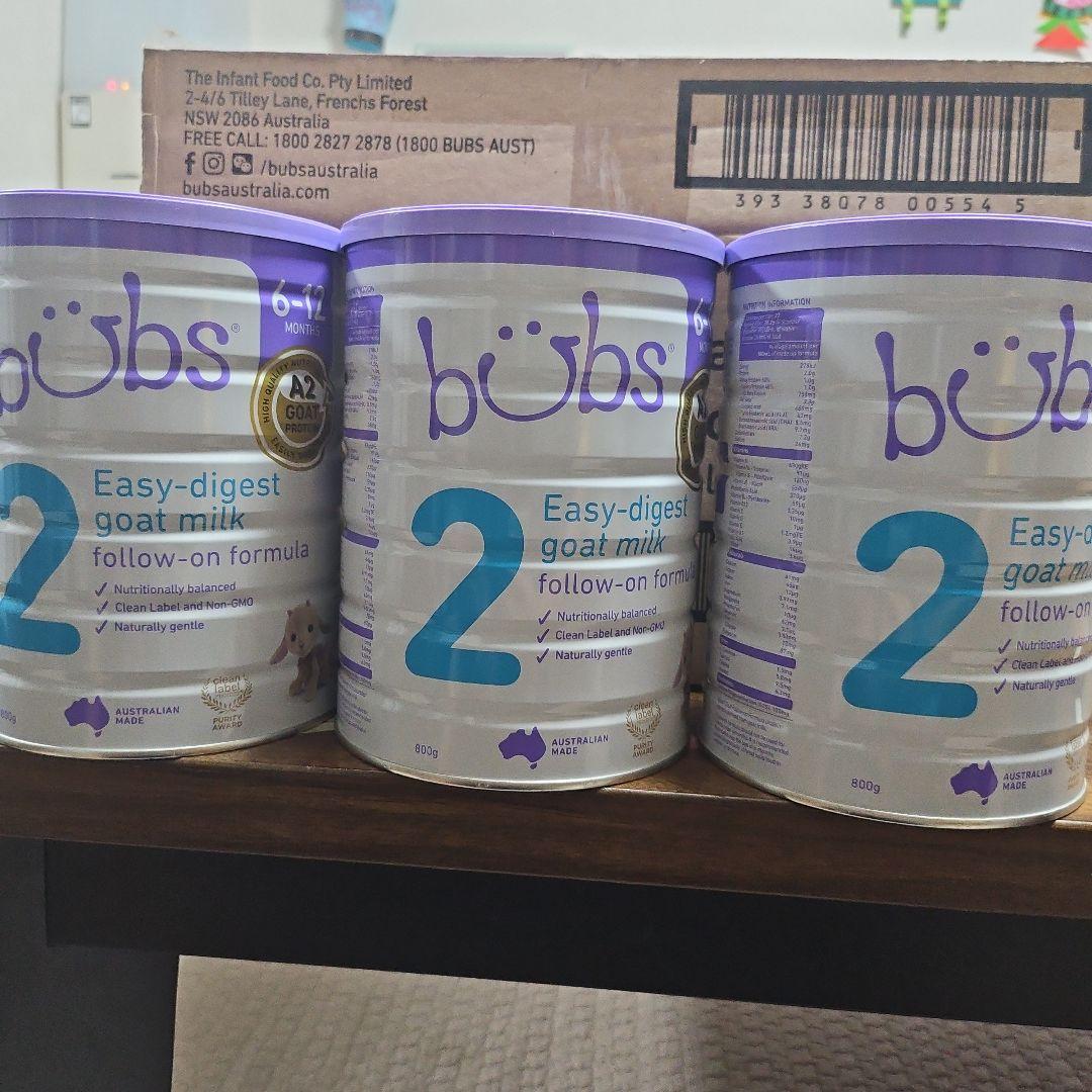 ミルク bubs Easy-digest goat milk 900g 2