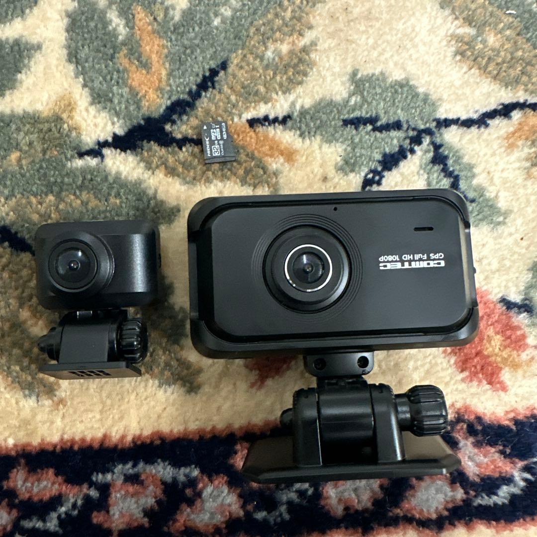 COMTEC ドライブレコーダー ZDR055、駐車場監視コード付き