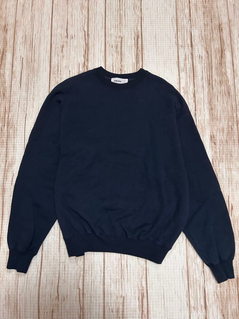 【美品】everyone classic crew neck sweat L