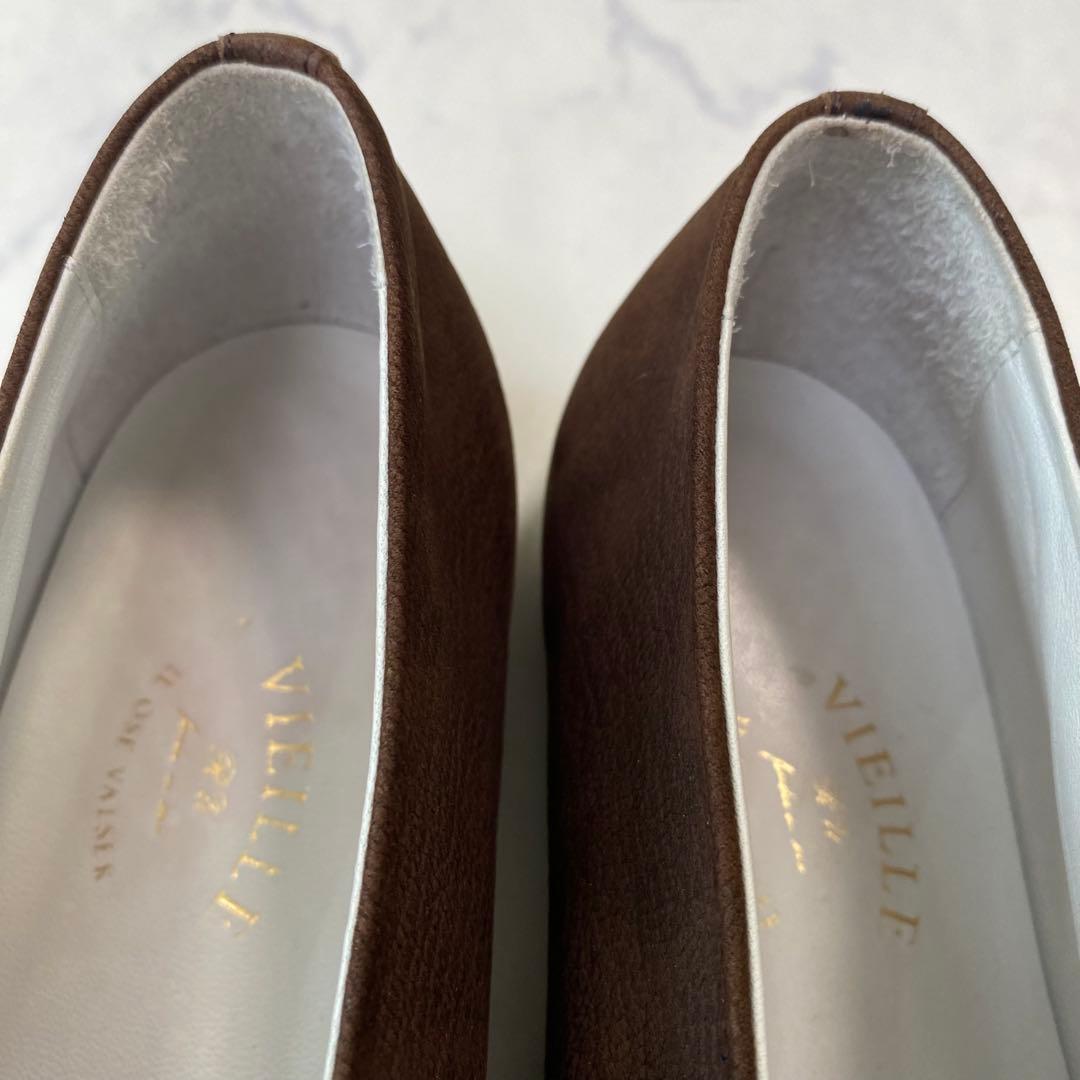 VIEILLE ヴィエイユ　サンクブラウン　フラットシューズ　38バレエシューズ
