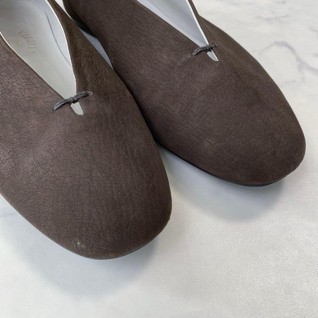 VIEILLE ヴィエイユ　サンクブラウン　フラットシューズ　38バレエシューズ