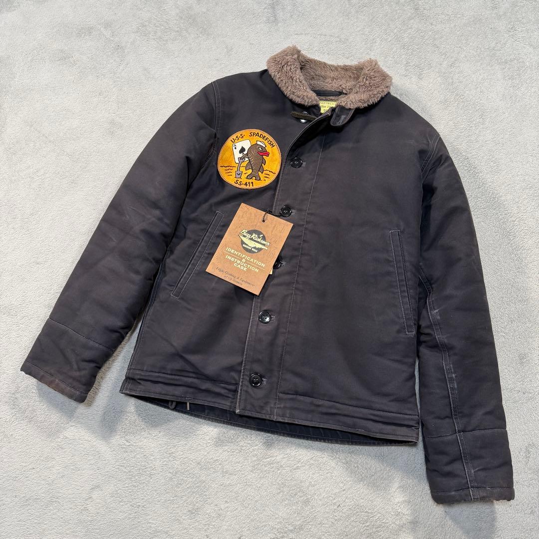 バズリクソンズ BR12030 パッチカスタム　N-1 デッキジャケット　36