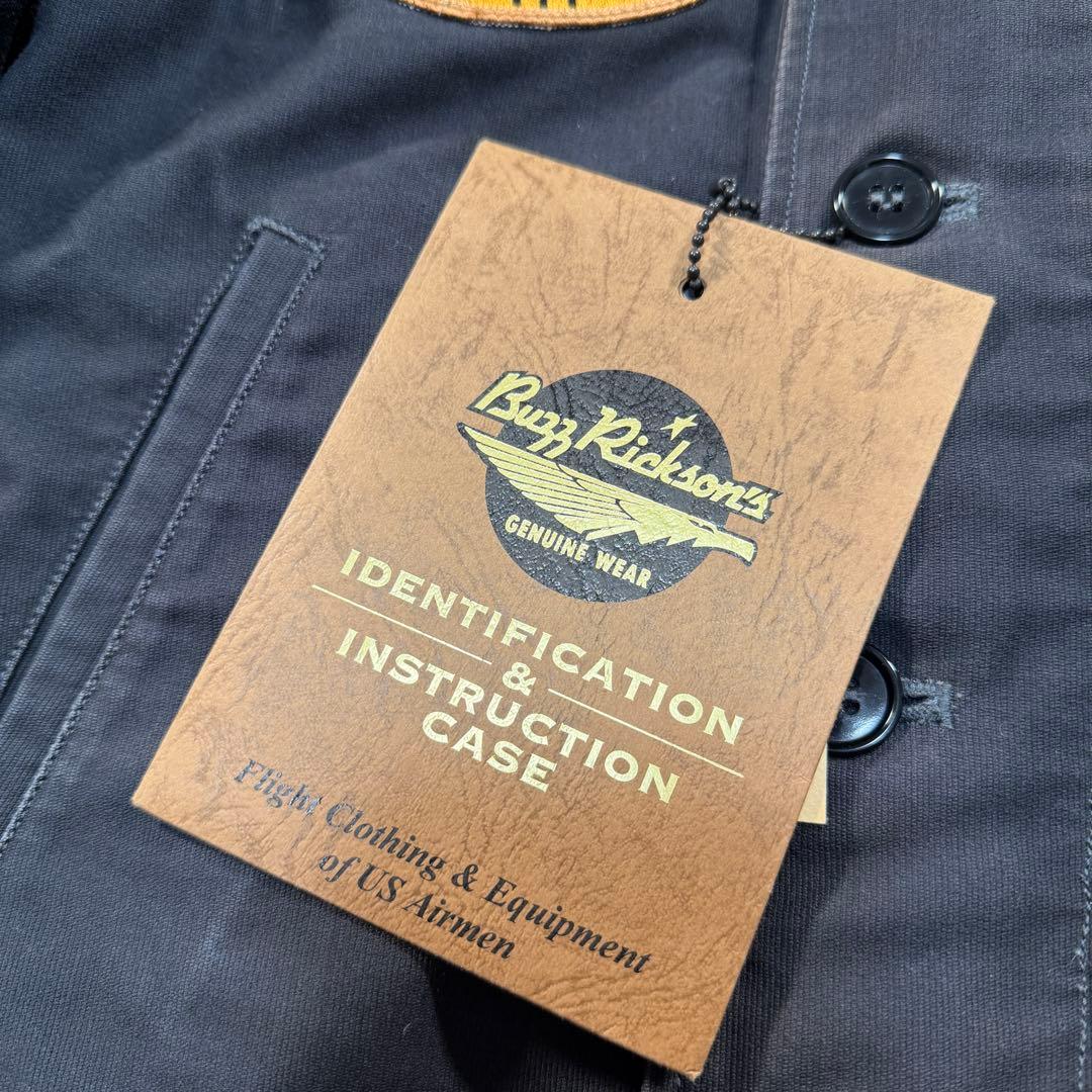 バズリクソンズ BR12030 パッチカスタム　N-1 デッキジャケット　36