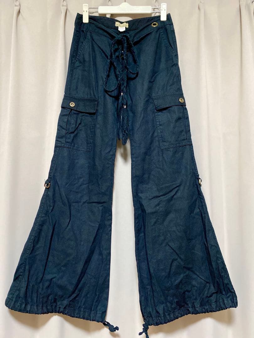 希少 ゴア goa ブラック black カーゴパンツ y2k