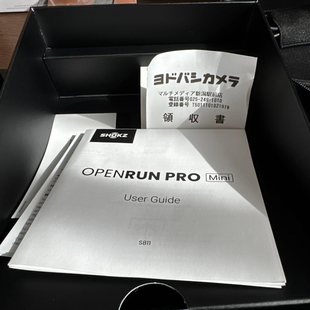 イヤホン Openrun pro mini shokz