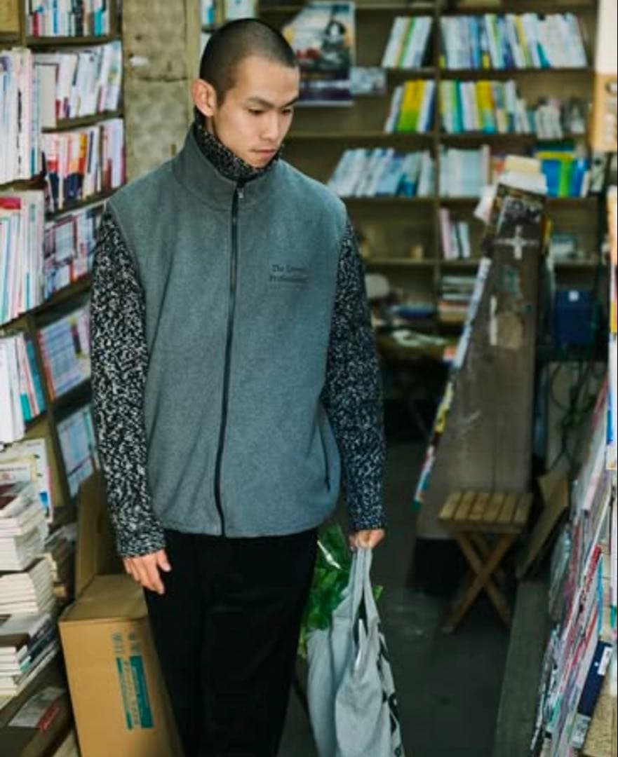 トップス ENNOY PROFESSIONAL FLEECE VEST (NAVY) L