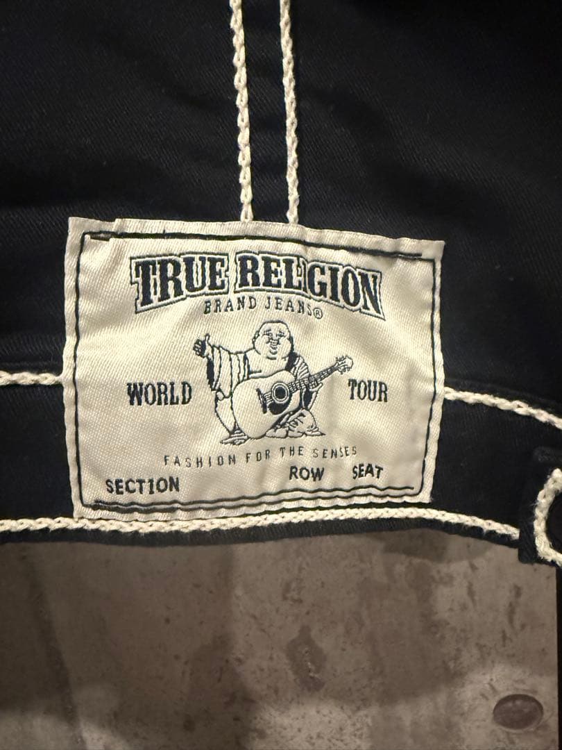 TRUE RELIGION ブラックデニムジャケット