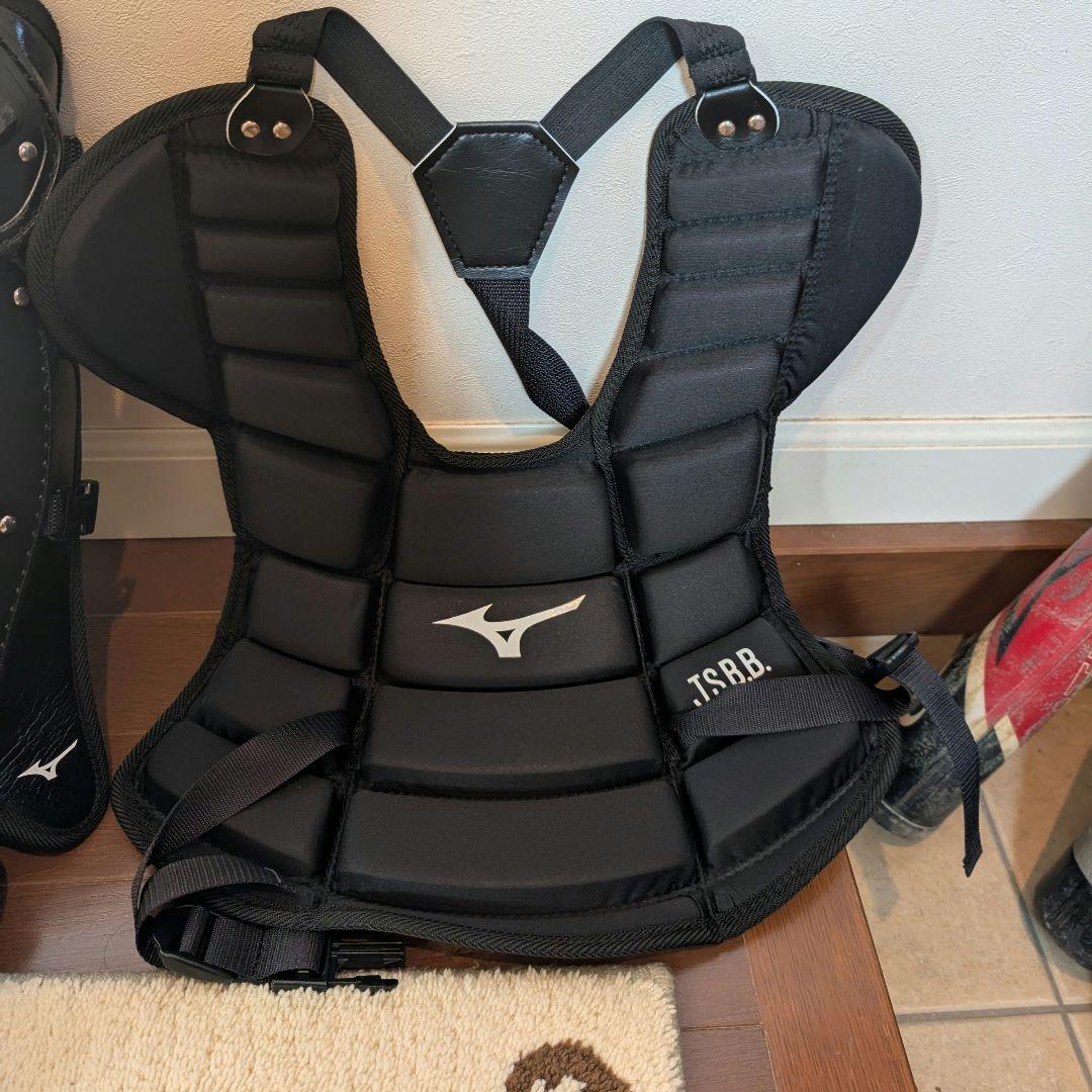 Mizuno 少年軟式野球 キャッチャー防具セット ブラック