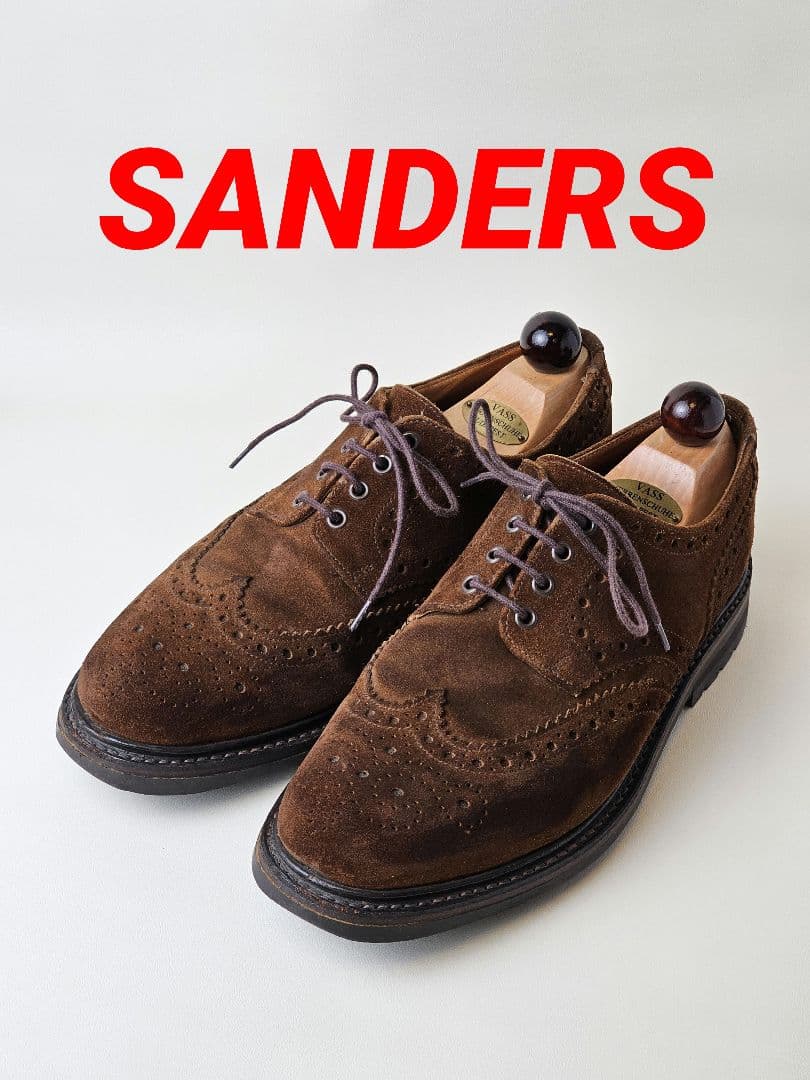 SANDERS サンダース　スエード　UK8.5