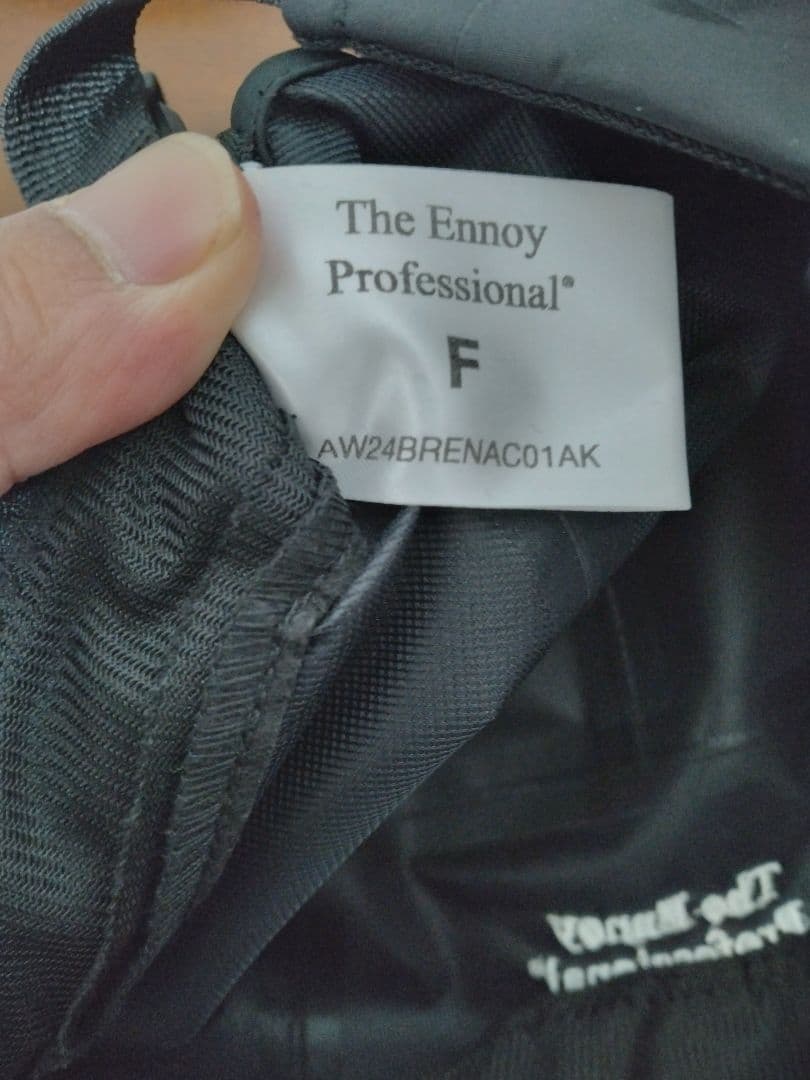 エンノイ ENNOY 3LAYER SHELL CAPブラック