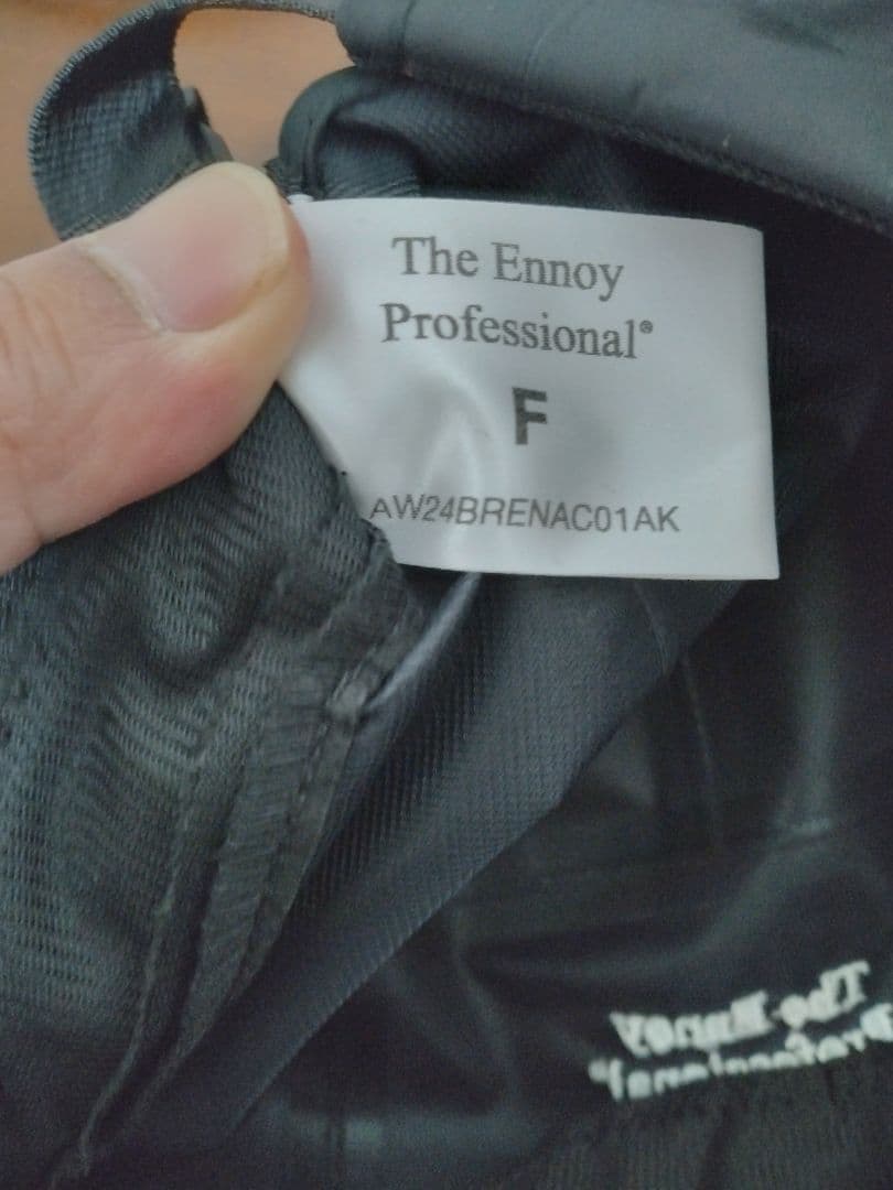 エンノイ ENNOY 3LAYER SHELL CAPブラック