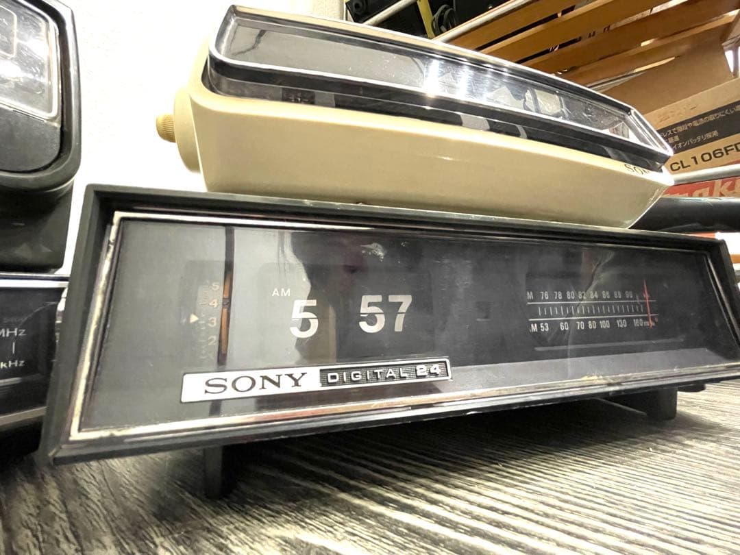 パタパタ時計　ジャンク品　まとめ売り　SONY SANYO National