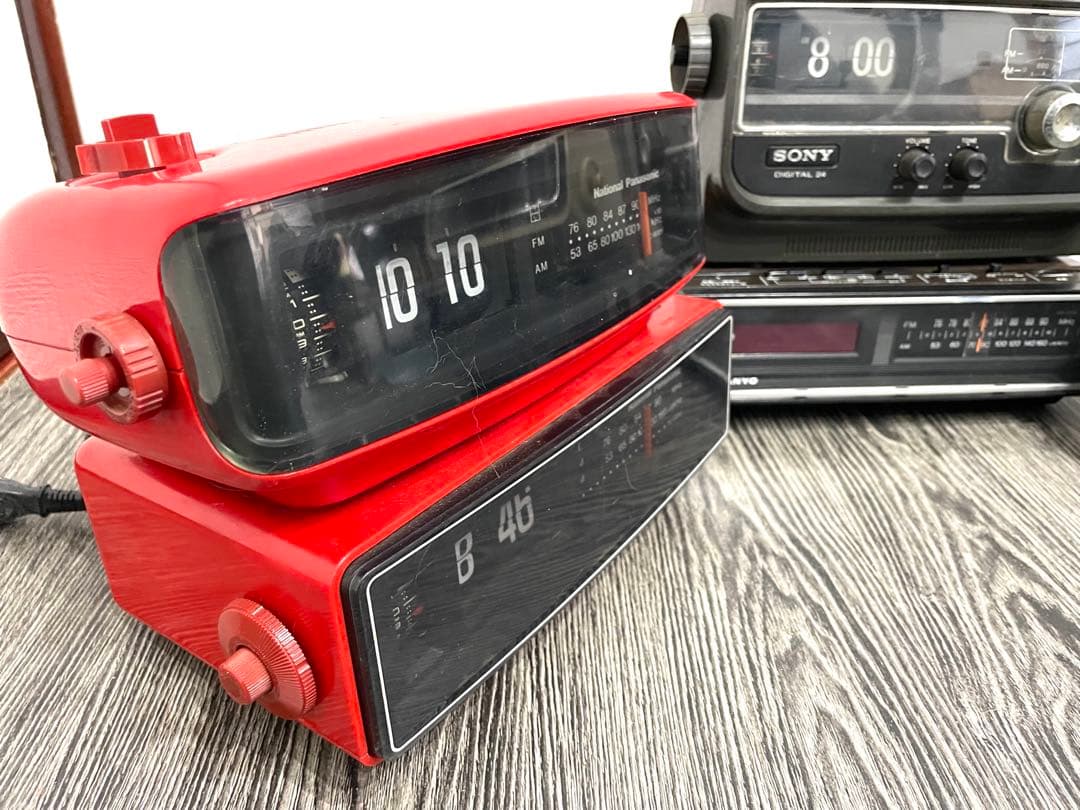 パタパタ時計　ジャンク品　まとめ売り　SONY SANYO National