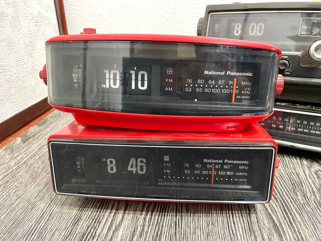 パタパタ時計　ジャンク品　まとめ売り　SONY SANYO National