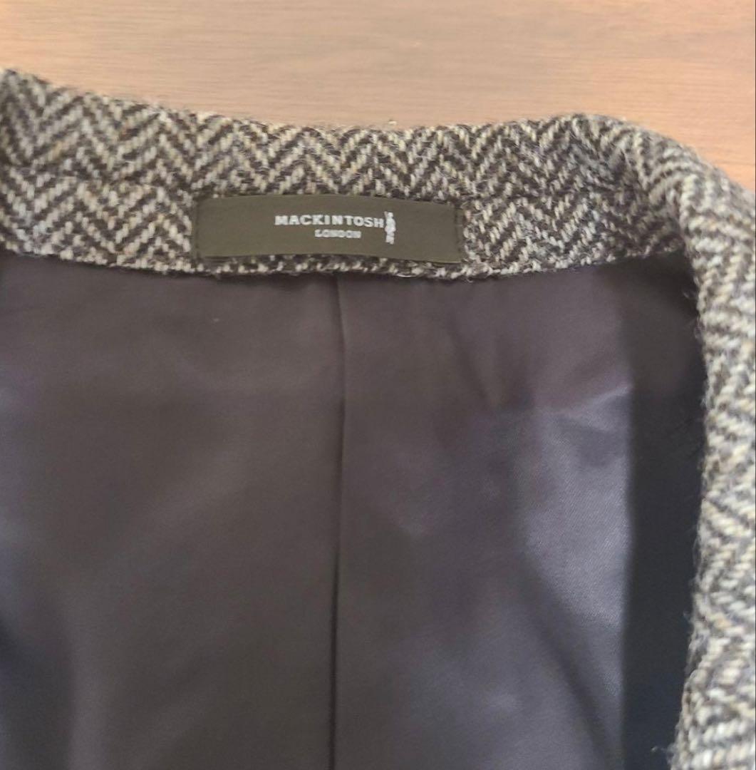 MACKINTOSH ヘリンボーン テーラードジャケット