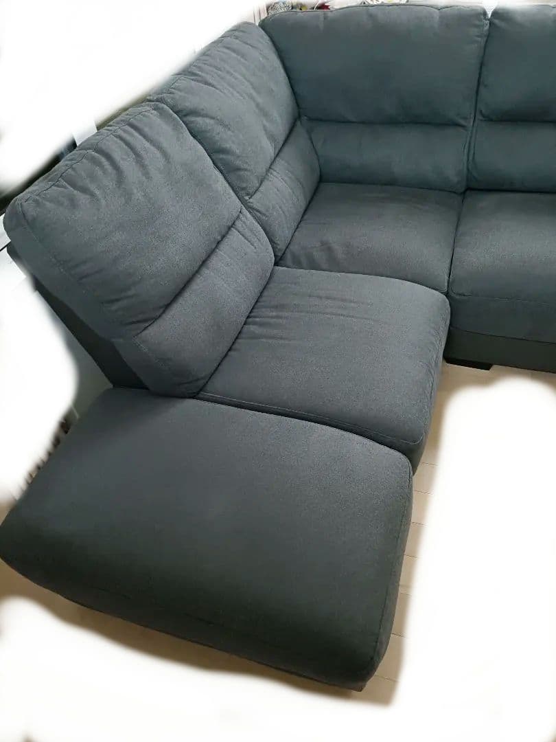 ニトリ L字カウチソファ 3〜4人掛け　NITORI　ソファー　コーナー　①のみ