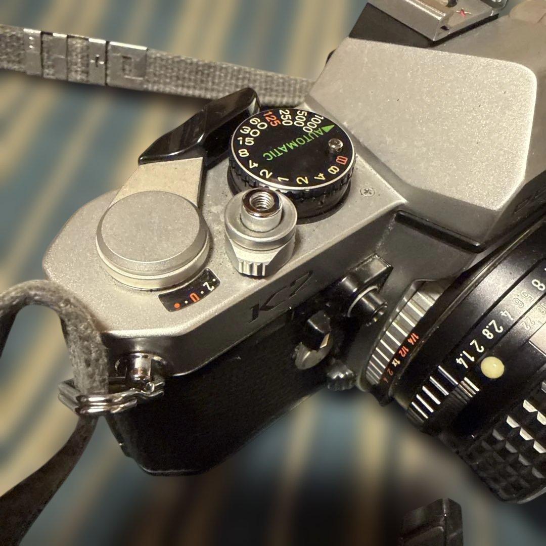 Pentax K2 + SMC PENTAX-M 2:1.4 50mmカバー付き