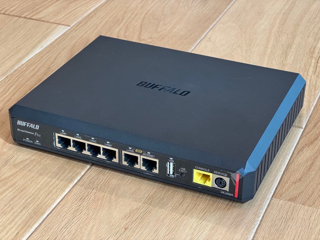 BUFFALO VR-U500X 有線LANルーター