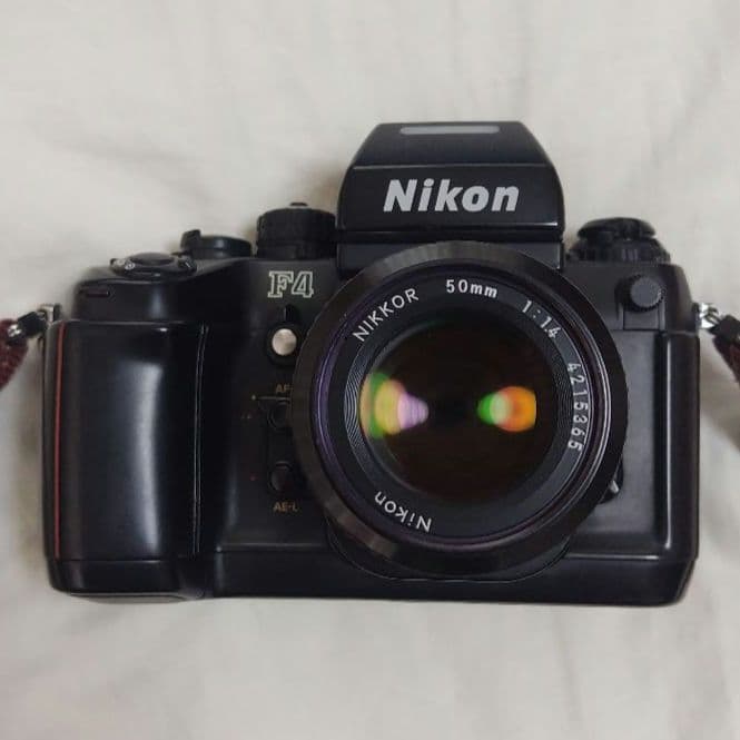 フィルムカメラ Nikon F4 + TC-16A + NIKKOR 50mm F1.4