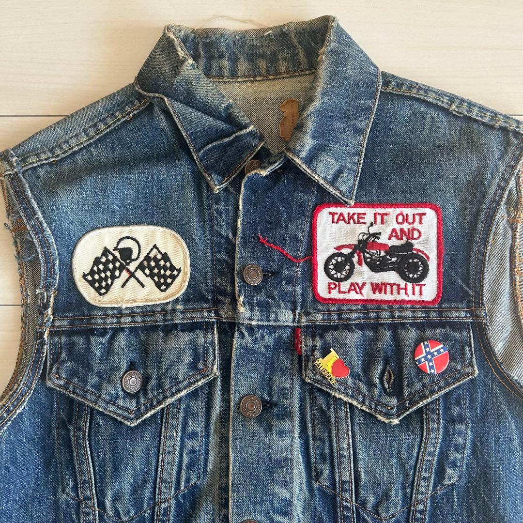 60-70s LEVI'S 70505 bigE カットオフ モトクロス 雰囲気