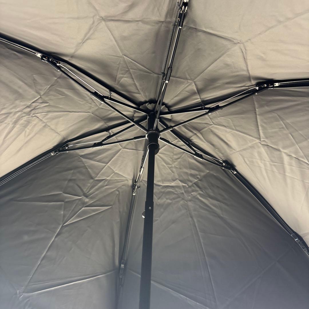 サンバリア100 3段折日傘　フロストブルー