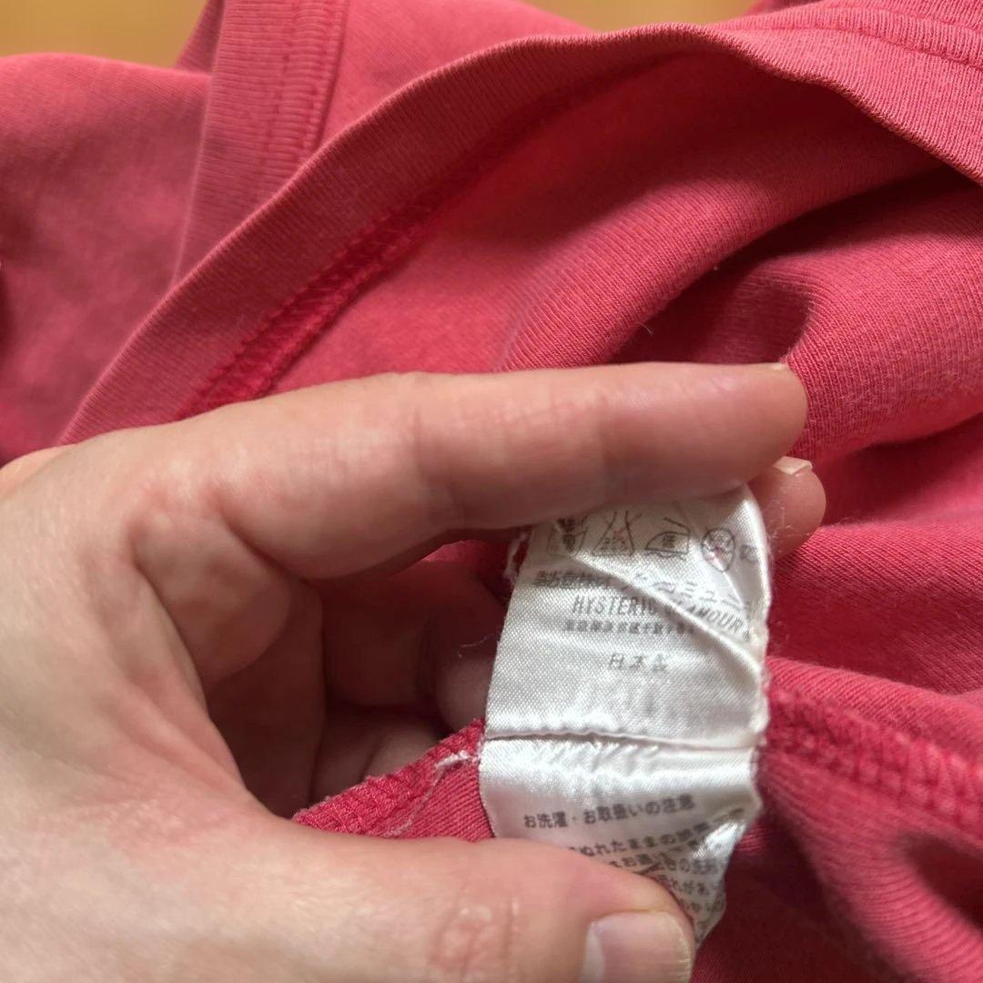 Hysteric Glamour ピンク 半袖Tシャツ