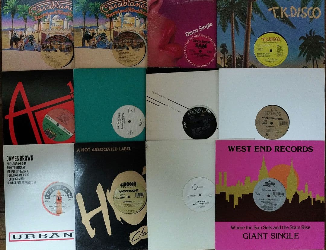 ダンクラ・ディスコ中心 12インチ 年代内容色々86枚