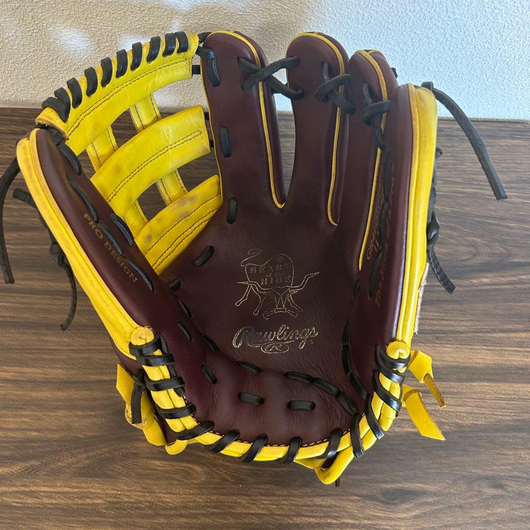 Rawlings 軟式グローブ 内野手用 MLBカラー