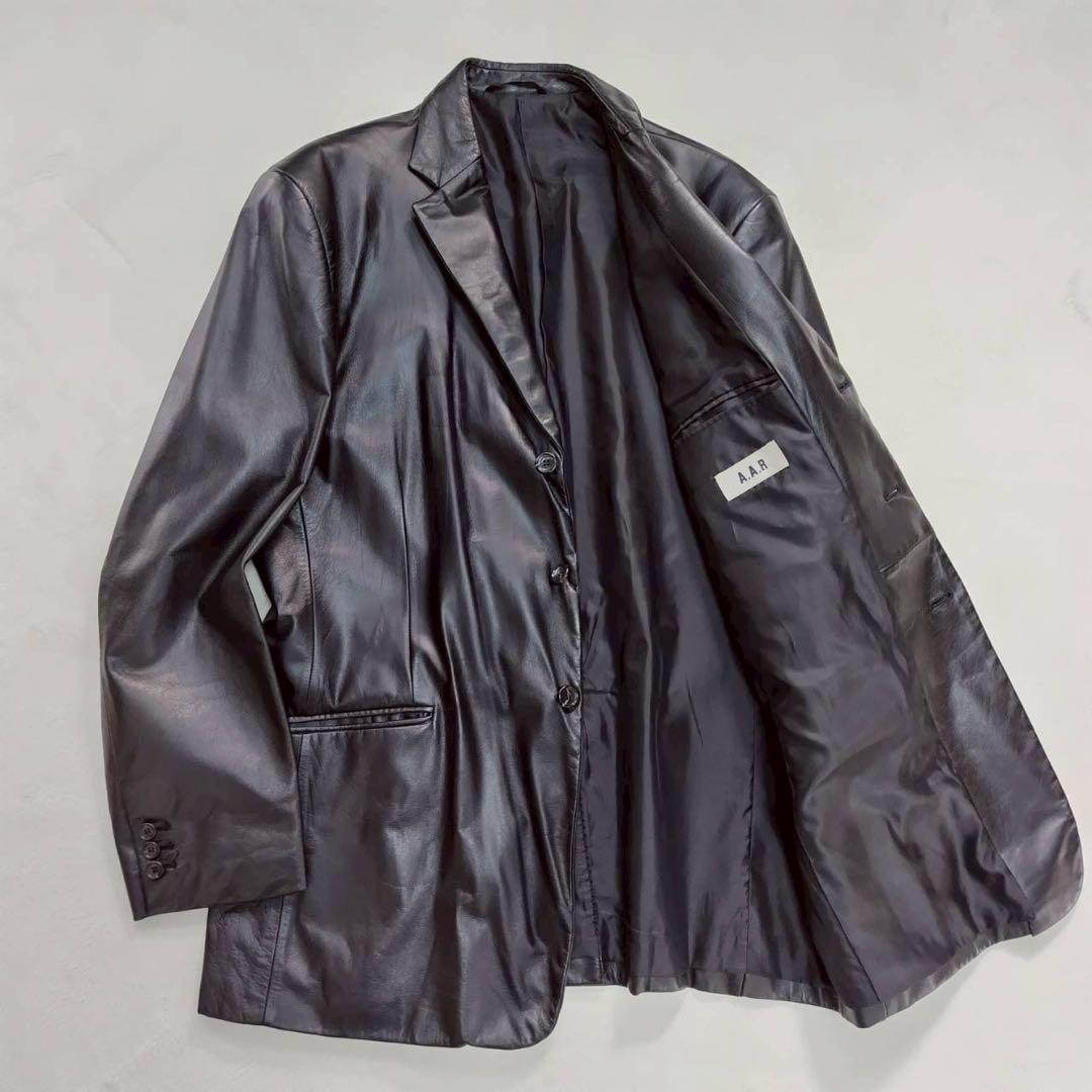 美品に近い A.A.R. レザージャケットTXL 牛皮 ロングコート