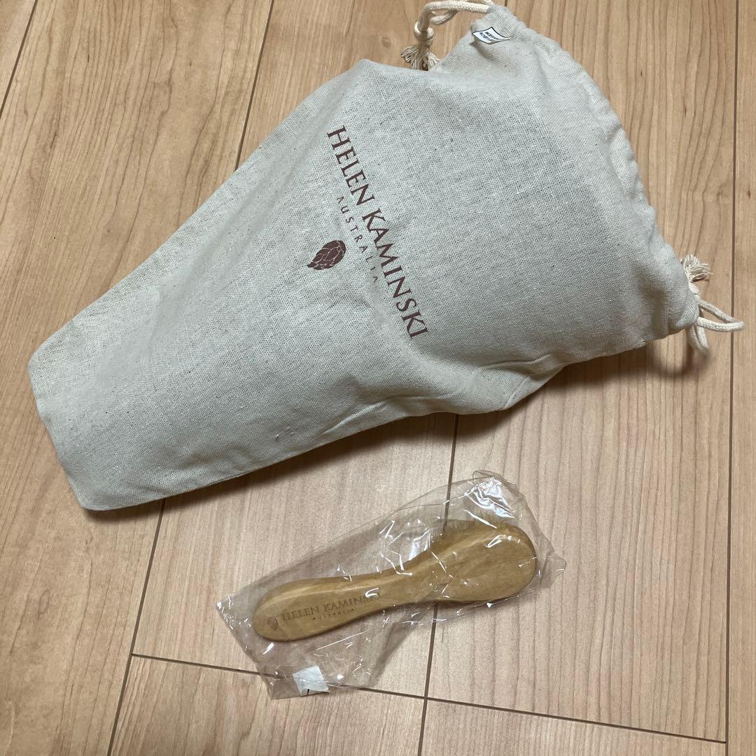 ヘレンカミンスキー　グレー ウール フェルトハット ローラブル　ブラシ付