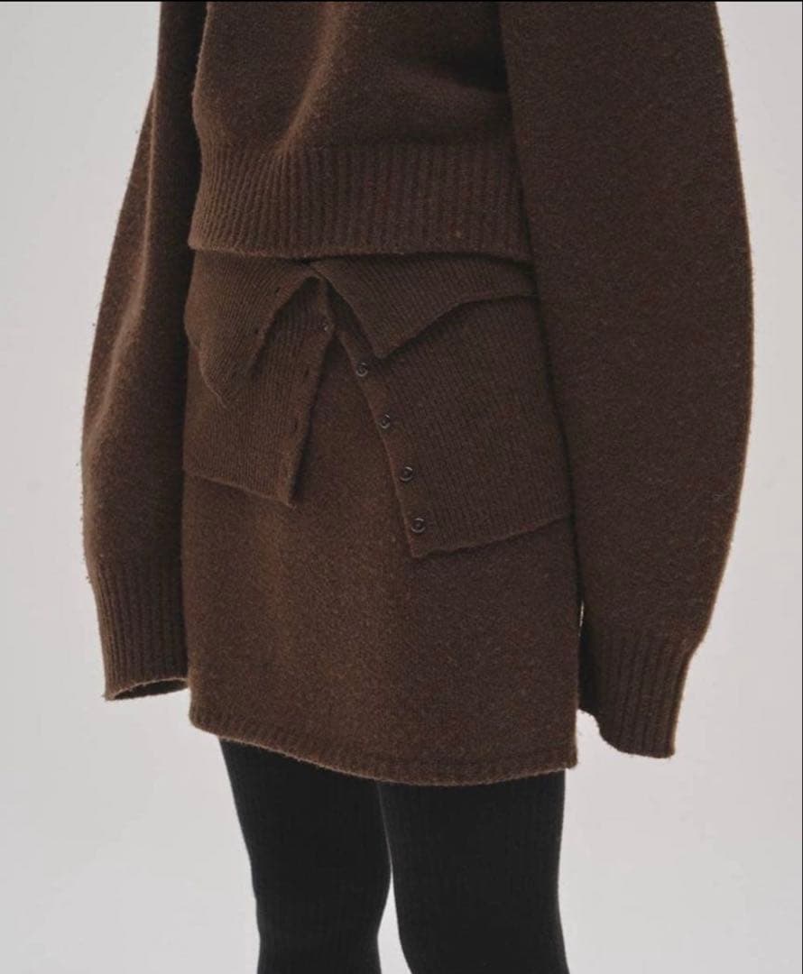 TODAYFULトゥデイフル LayeredKnitSkirt ニットスカート