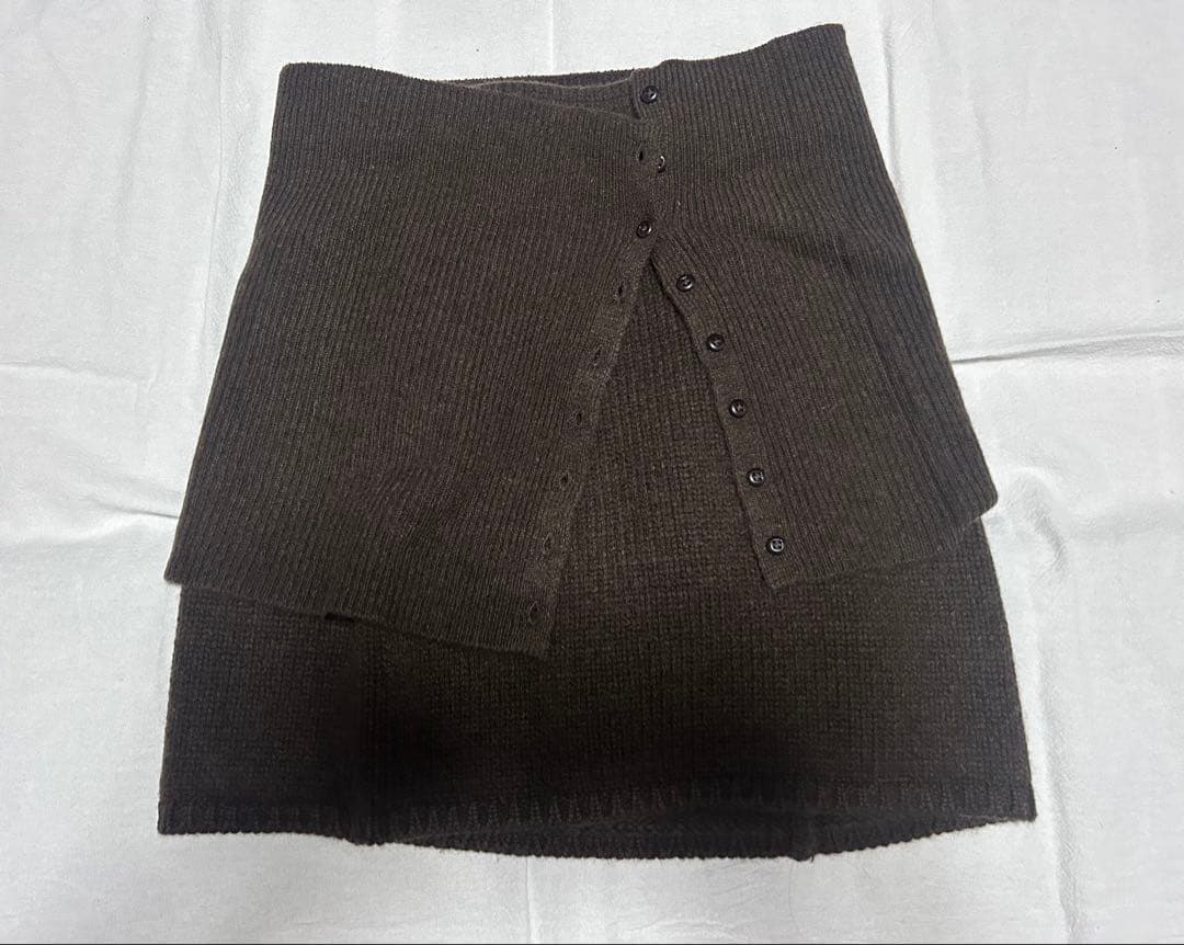 TODAYFULトゥデイフル LayeredKnitSkirt ニットスカート