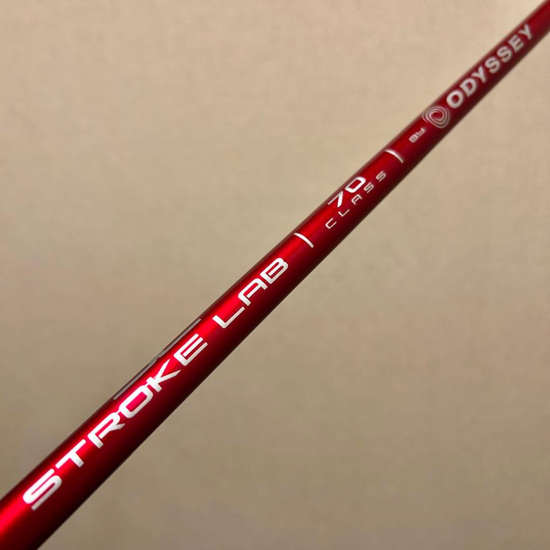 ×3 オデッセイ ストロークラボ レッド ベントネック34インチ用