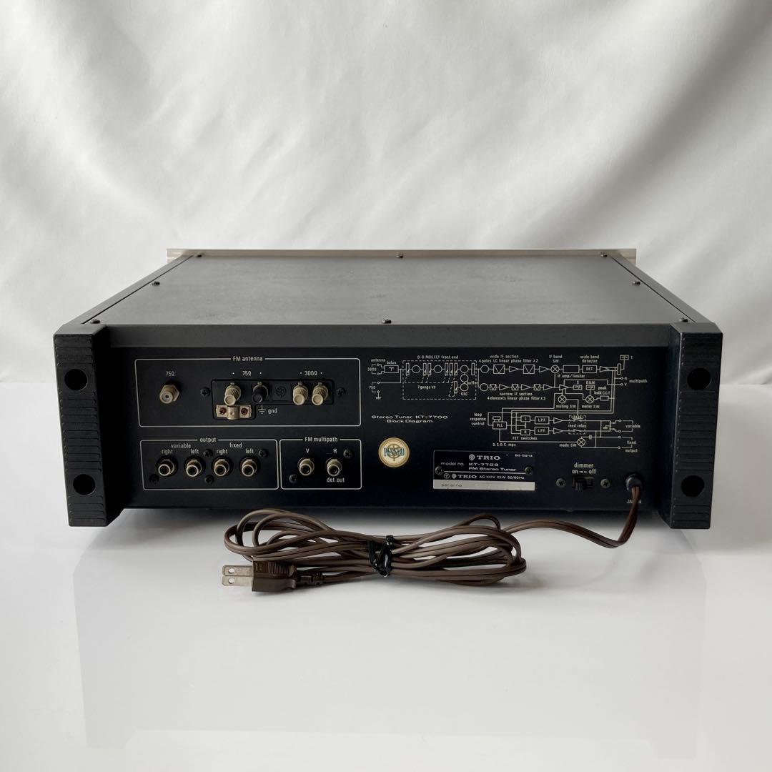 TRIO KT-7700 FMステレオチューナー ラジオチューナー 【動作品】