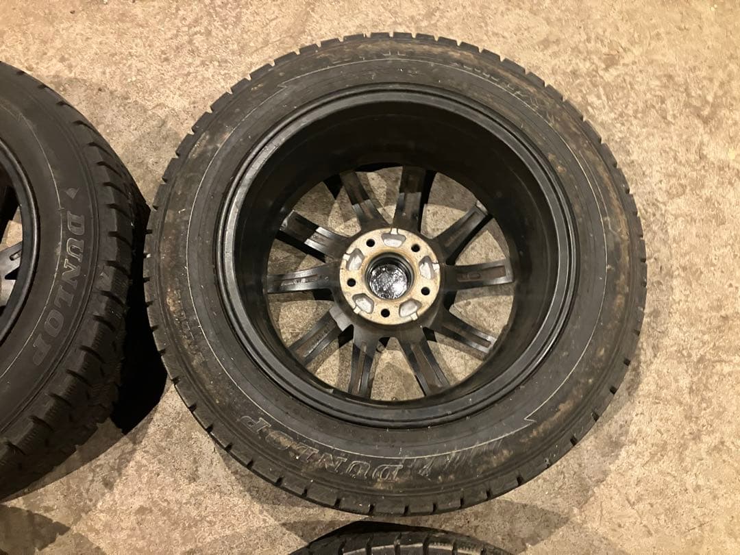 鎌ヶ谷 195/60R16 DUNLOP スタッドレス 4本 Workホイール