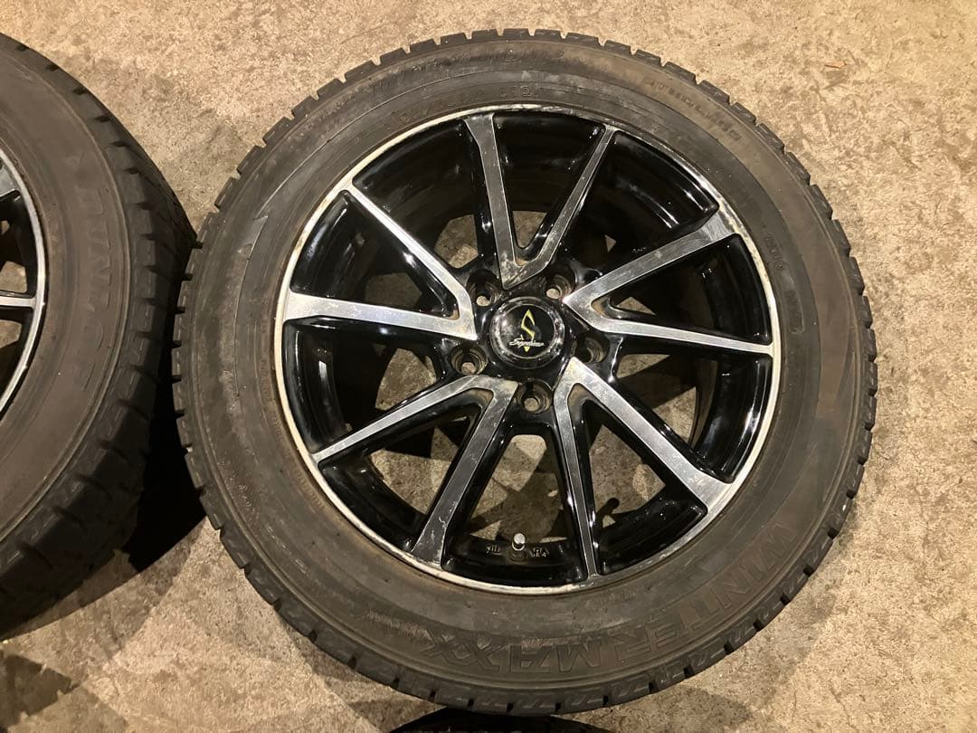 鎌ヶ谷 195/60R16 DUNLOP スタッドレス 4本 Workホイール