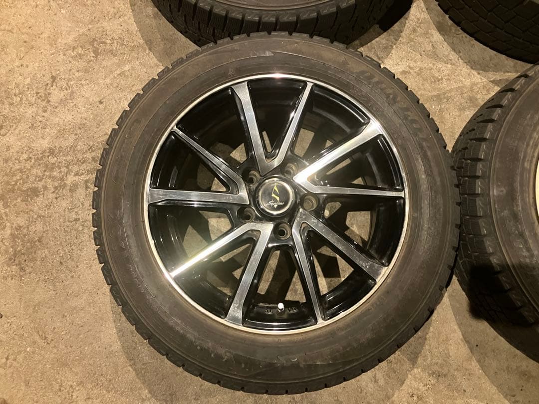 鎌ヶ谷 195/60R16 DUNLOP スタッドレス 4本 Workホイール