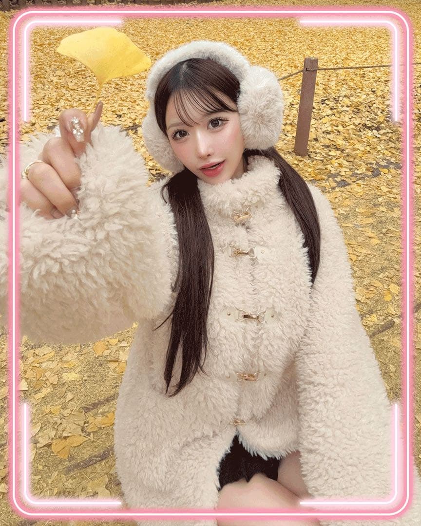 新品タグ付 Cherimi シェリミー プードルファーコート アイボリー F