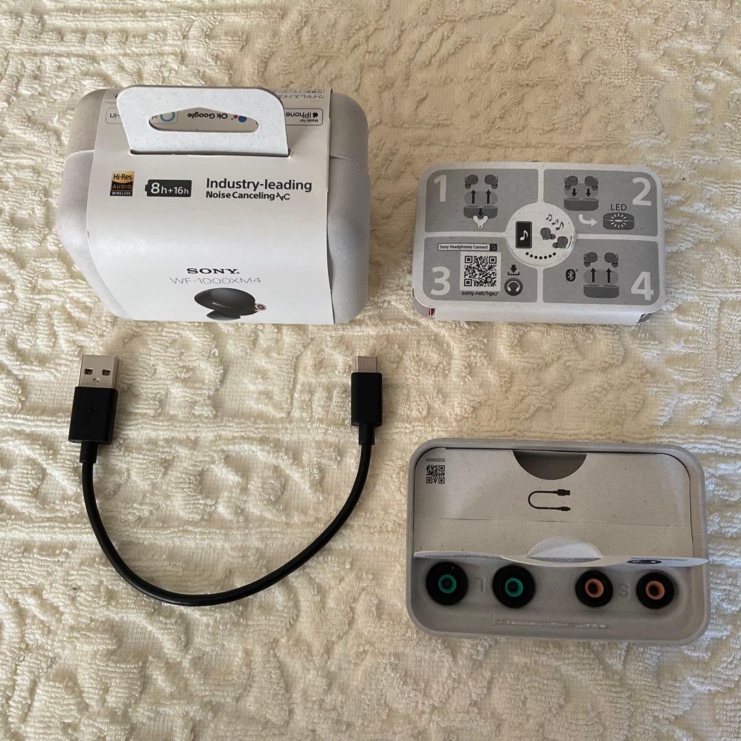 【極美品】SONY　WF-1000XM4　黒