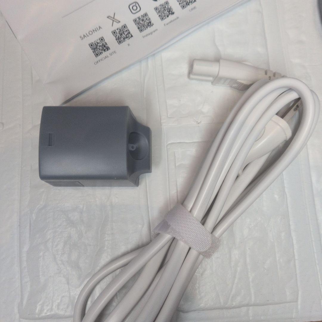 美品　SALONIA フェイススチーマー グレー