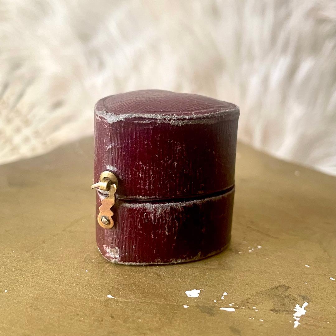 ハート型リング用ジュエリーボックス　アクセサリーケース　指輪フランスアンティーク