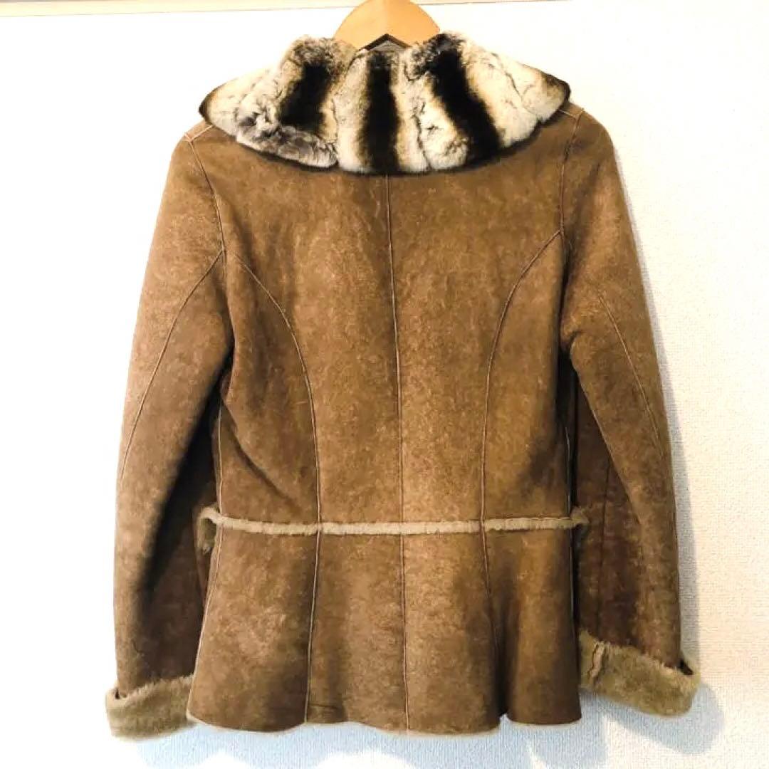 ☆デュアル ヴュー(DUAL VIEW)贅沢な総毛皮コート　サイズ40