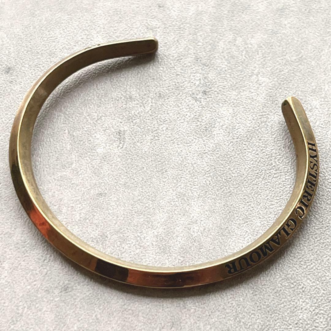 ヒステリックグラマー×アカシックツリー　ゴールド　バングル　完売　ハンドメイド