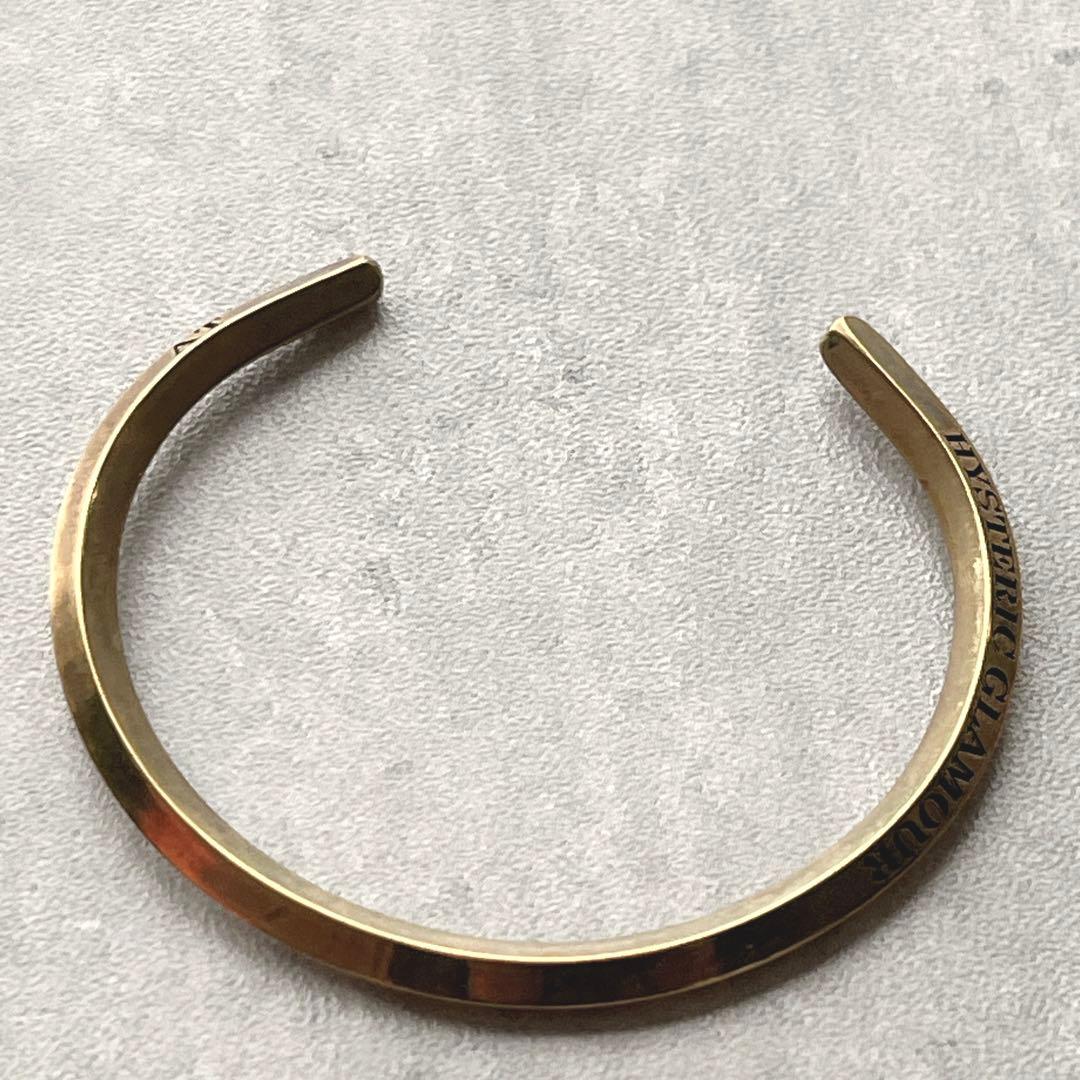 ヒステリックグラマー×アカシックツリー　ゴールド　バングル　完売　ハンドメイド