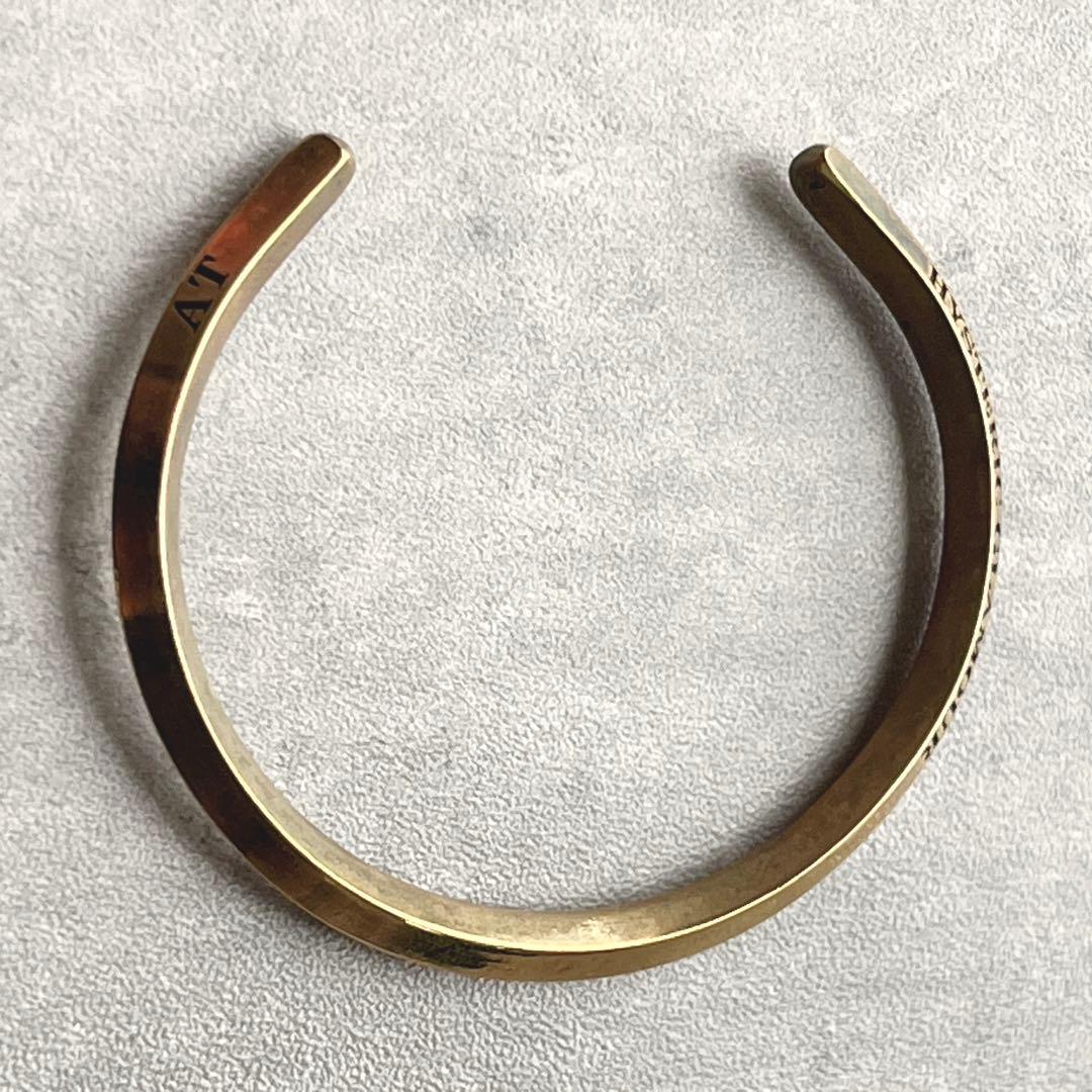 ヒステリックグラマー×アカシックツリー　ゴールド　バングル　完売　ハンドメイド