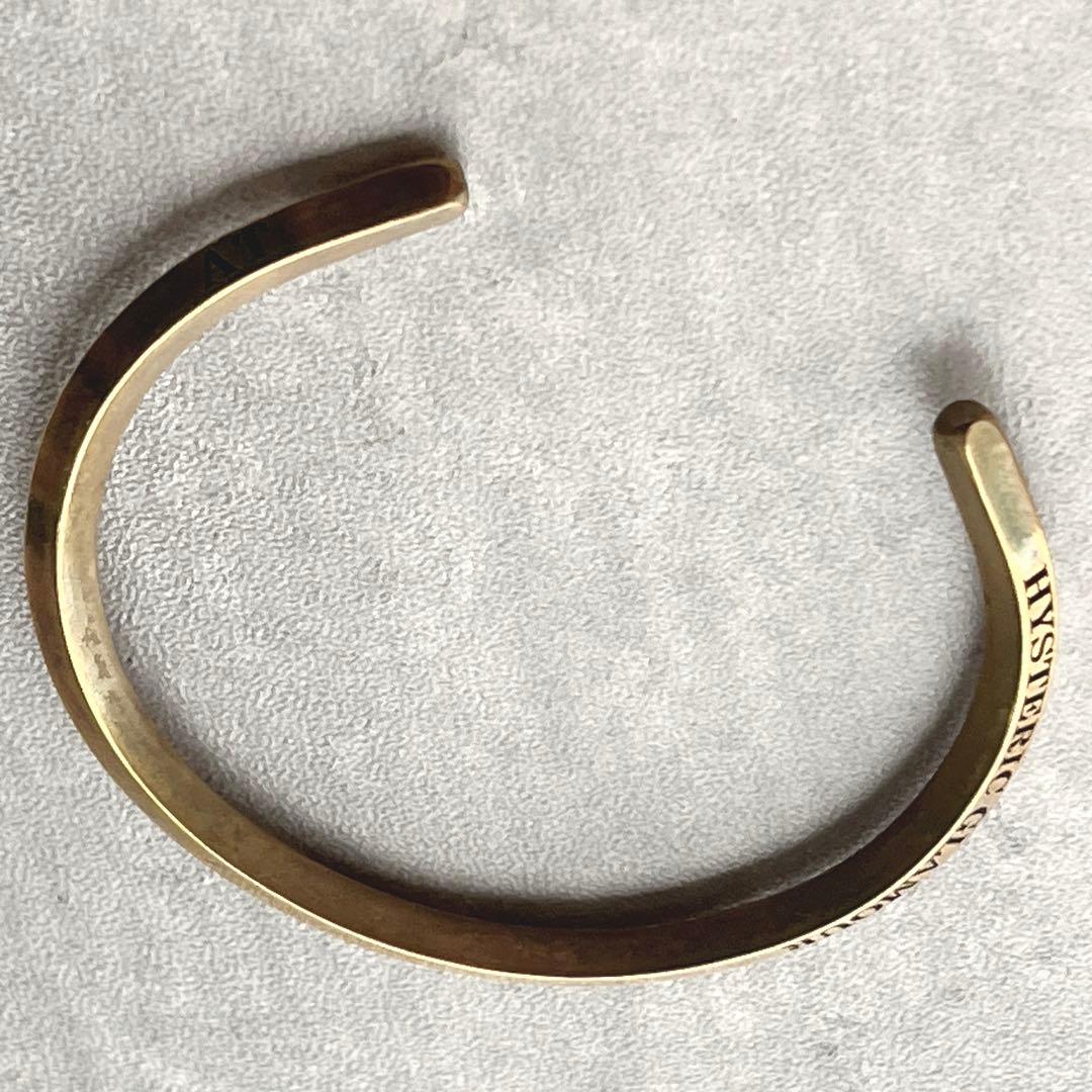 ヒステリックグラマー×アカシックツリー　ゴールド　バングル　完売　ハンドメイド