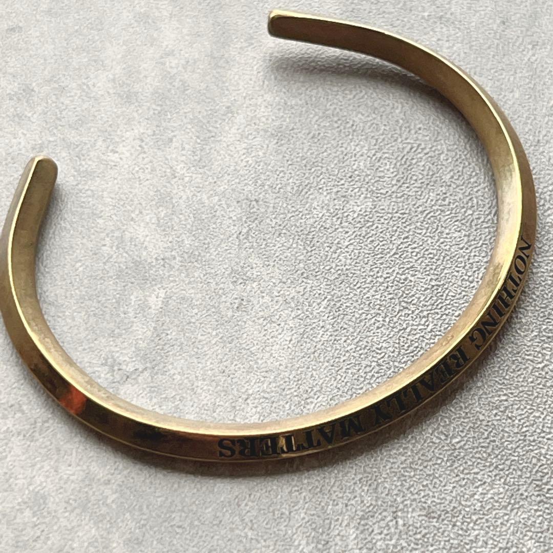 ヒステリックグラマー×アカシックツリー　ゴールド　バングル　完売　ハンドメイド